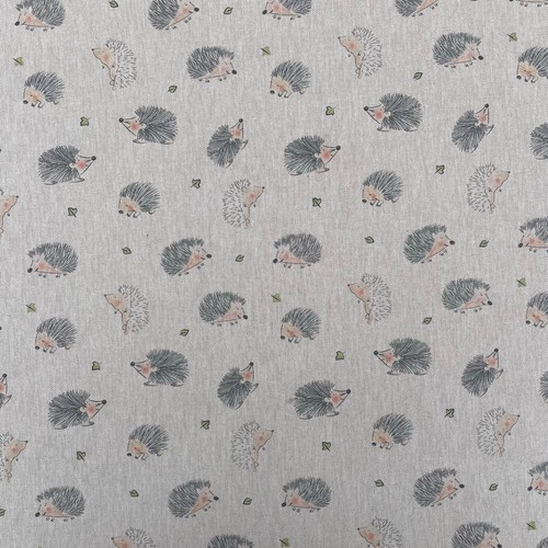 Tela de tapicería cortina de aspecto lino rico en algodón para animales y flores - Imagen 26 de 55