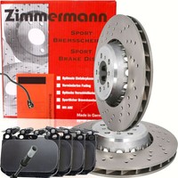 Zimmermann Formula Z Bremsscheiben 380Mm + BeläGe Wako FüR BMW M2 M3 M4 Vorne