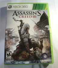 ☆ VERY CLEAN ☆ XBOX 360 - Assassin's Creed III (complete) ☆ FREE SHIPPING 