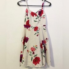 Cream Floral SunDress - XS - Old Navy
