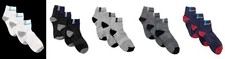 ULTRA LIGHTWEIGHT Sport Quarter Socks, Unisex - US Size 5-9 3 Pairs Per Pack 