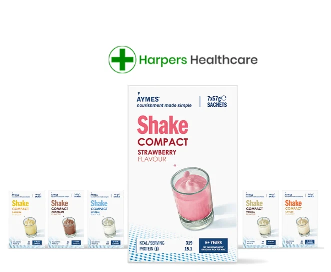 Aymes COMPACT Shakes 57g - 2 x 7 sachets (14 total) - Choose flavour