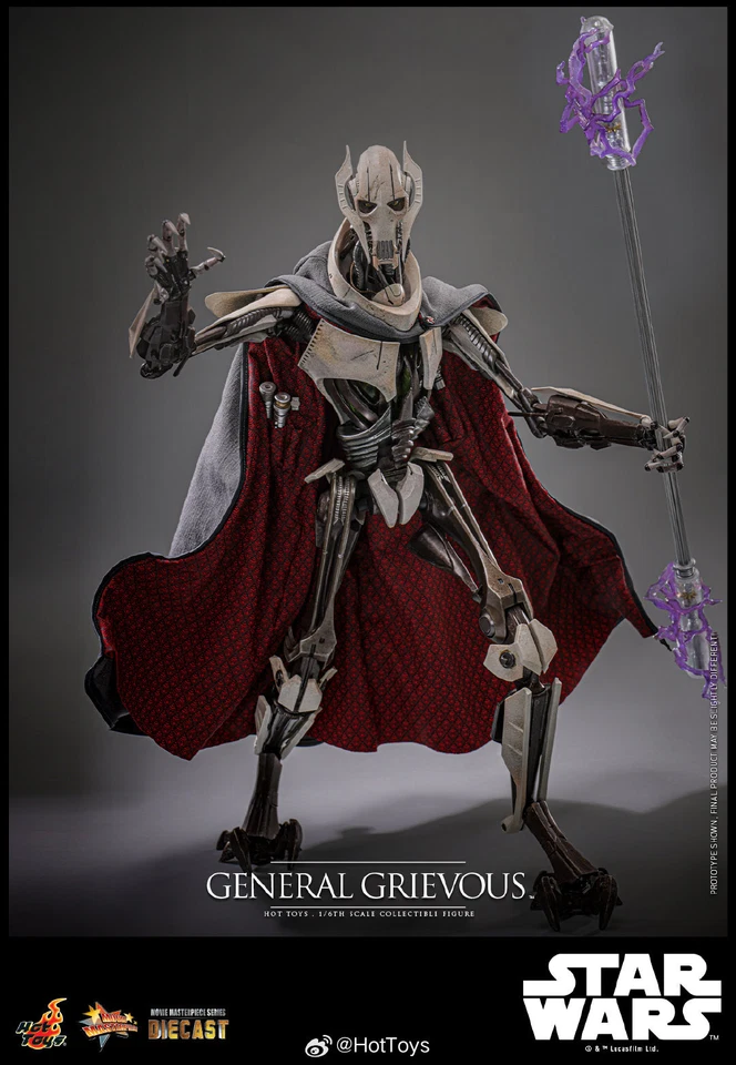 New Hot Toys MMS760D67 Star Wars: Revenge of the Sith General Grievous Standard - Image 3 of 4