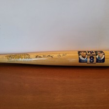 Yankees Bill Dickey and Yogi Berra Signed LE Bat - JSA