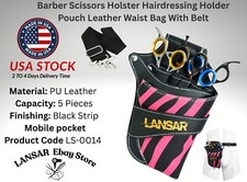Professional Barber Salon Waist scissor pouch Shear Holster Hairdressing Bag
