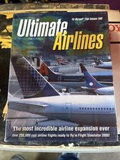 Ultimate Airlines EXP Microsoft Flight Simulator 2000 BIG BOX BOX CRUSHED SELAED