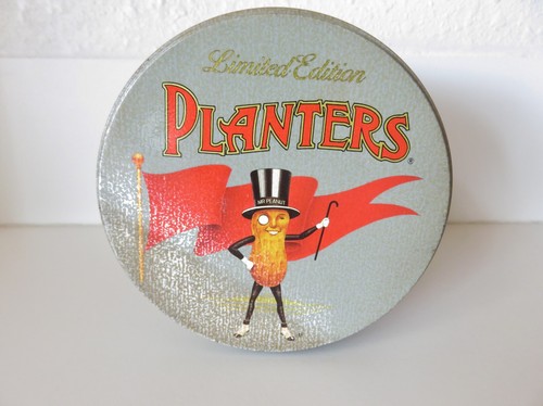 Almuerzo vacío vintage 1989 Mr. Peanut Planters marca Peanuts TIN The Nickel - Imagen 7 de 10