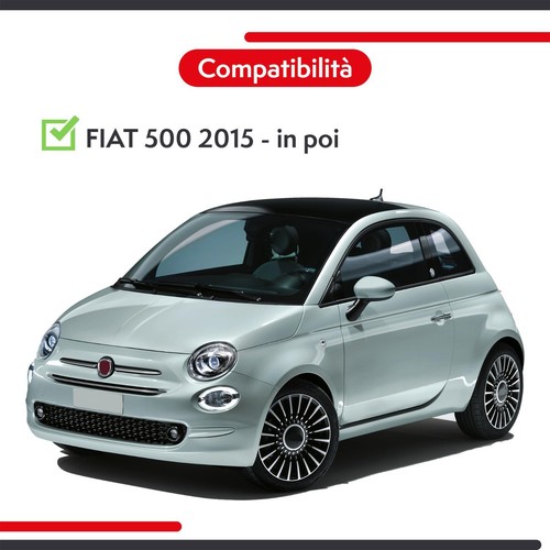 Fanale Posteriore Sinistro per Fiat 500 dal 2015 in poi, Testato ECE, Rosso - Imagen 5 de 10