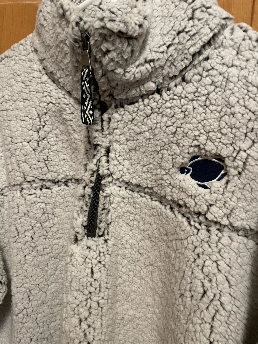 Shelly Cove Save The Turtles White Sherpa Fleece 1/4 Zip Pull Over Women's  2X | eBay