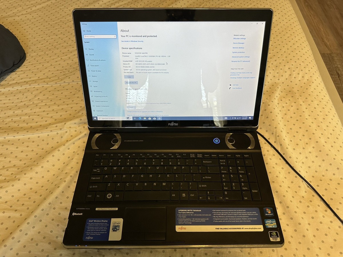 N53☆FUJITSU LIFEBOOK NH75/E2 FMVN75E2G7 Ryzen 7 4700U SSD/無