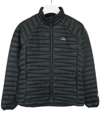 L.L.Bean Pertex Quantum 850 DownTek Water Repellent Jacke Herren Klein Schwarz