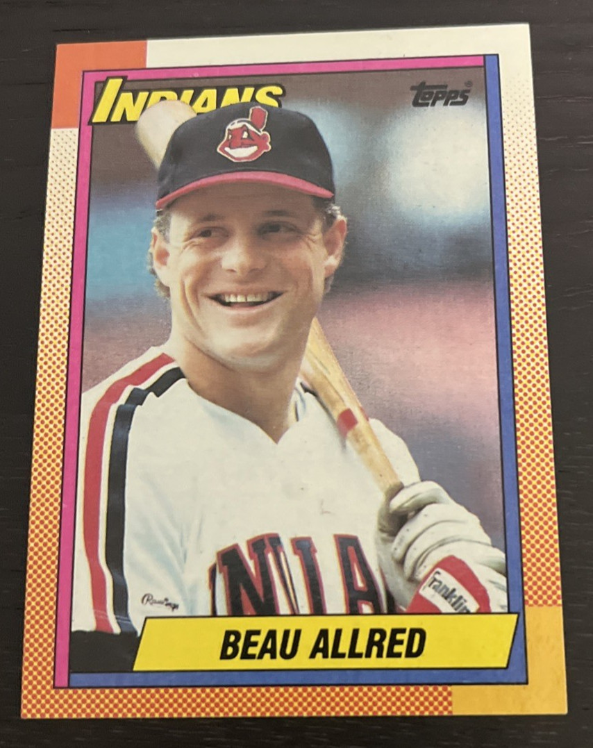 1990 Topps - Beau Allred - Cleveland Indians - #419 - RC