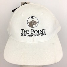 The Point Lake Golf Club Hat Greg Norman Collection Spell Out Logo Baseball Cap
