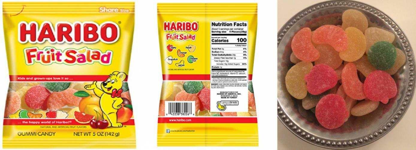 Haribo Gummi Candy, Fruit Salad, 5 oz. Bag (Pack of 12) eBay