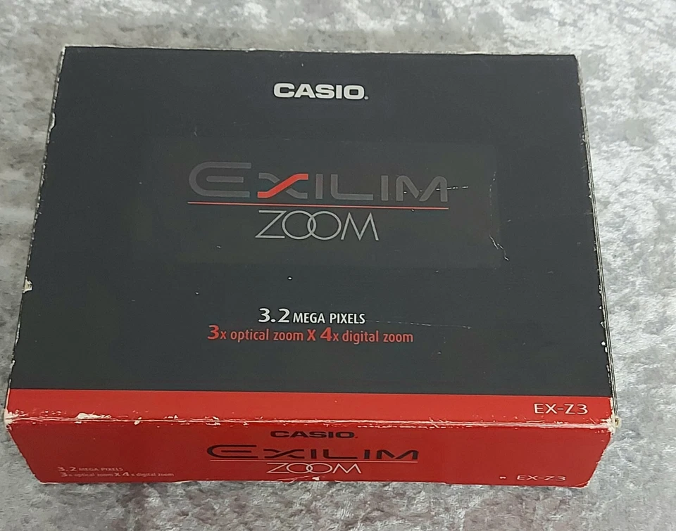 CASIO EXILIM ZOOM EX Z-3, 4,0 Megapixel, 3x optischer Zoom - org.verpackt 