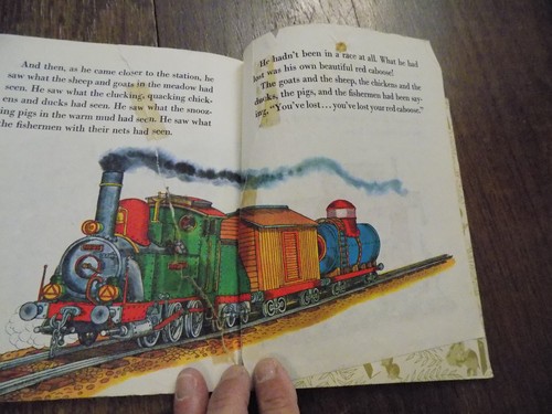 Vtg Pano The Train Little Golden Book 1979 Fifth 5th Printing # 210-1 Childrens - Picture 7 of 10