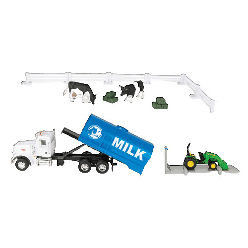 Tomy John Deere Switch N Load 18-Piece Playset, 1/32 Scale LP83013