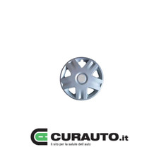 1 UN PZ COPRICERCHIO -BORCHIE BORCHIA COPPA RUOTA PER RENAULT CLIO DIAMETRO 14"