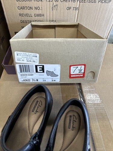 Mujer Clarks Genette Danby Talla 7.5 Cuero Mediano Excelente Estado - Imagen 7 de 10