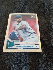 2019 Donruss Optic Rated Rookie Dennis Santana 