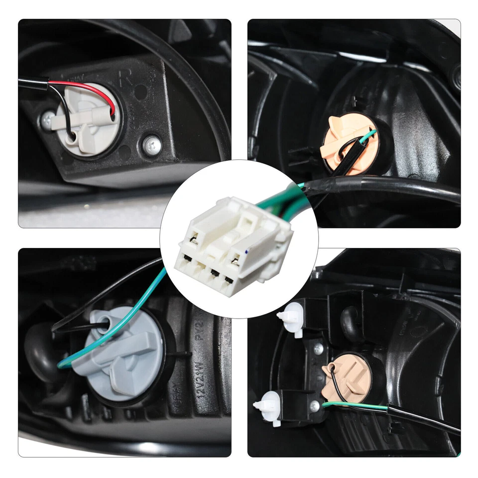 Luz trasera lateral del pasajero derecho lámpara de freno trasera para Mitsubishi Outlander 2002-2005 Foto 3 de 4