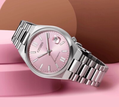 CITIZEN Eco-Drive 腕時計 ピンク ダイヤ ソーラー レディース POV - Ladies Eco-Drive Pink Gold Pink Dial crystal Watch | CITIZEN