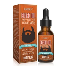 Mens Beard Oil- Classic Beard Growth Kit for Men with Four Scents Natural and Pu