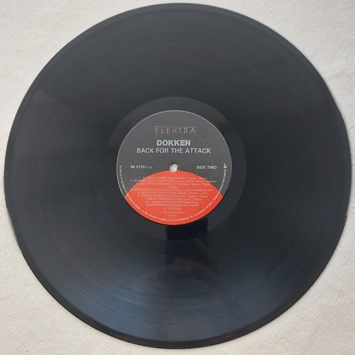 Dokken Back For The Attack Vinyl LP Record Album 1987 Elektra 9 60735-1 VG+/VG+ - Picture 9 of 13