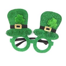 Qable Powerz St Patricks Day Novelty Glasses Irish Party Green FAST SHIP! AC6