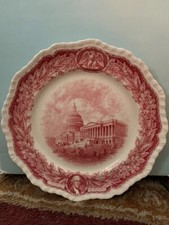 The Capitol 10.25" Plate. The Capital Made By Mason?s, Woodward And Loth