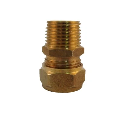 1/2" MALE NPT fitting for 1/2" for GasFlex flexible gas piping (BOX OF 10)