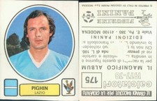 PIGHIN, LAZIO * STICKER FIGURE N.175-PANINI COLLECTION 1977/78-NEW