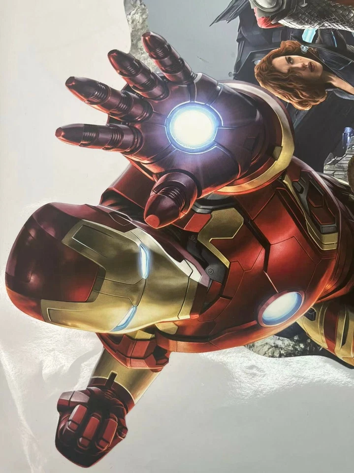 Avengers Hulk Spiderman Captain America Smashed Wall Decal Sticker 3D Wall Decor - image 4 of 4