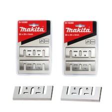 2 paia lame pialla 3-1/4" 82 mm per Hitachi P20SA Makita 1001 1100 1125 1125B