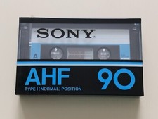 Cassette de cinta Sony AHF 90 SELLADO mercado japonés