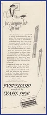 Vintage 1924 WAHL EVERSHARP Fountain Ink Pen Ephemera 20's Print Ad
