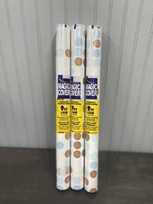 Magic Cover Premium Adhesive Vinyl Contact Shelf Liner Drawer Liner, 3 Rolls