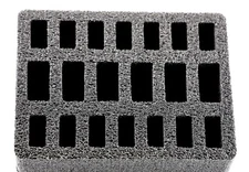 Special precut 20 knife Collector foam insert fits your Pelican 1300 im2075 case