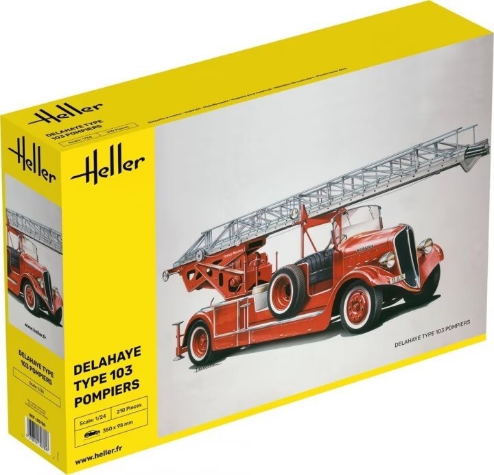 Heller 80870 1:24th scale Delahaye Type 103 Pompiers