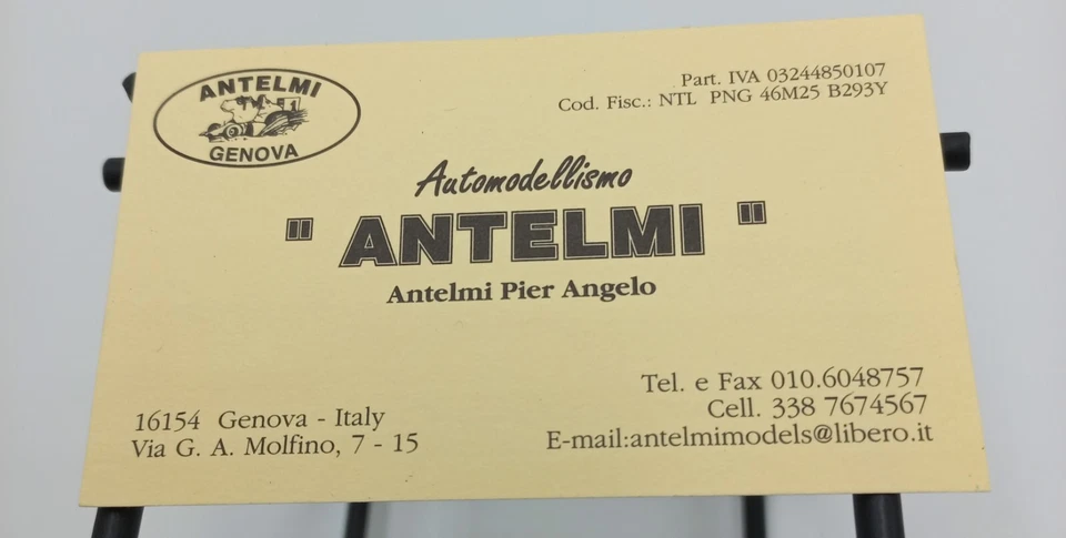 FERRARI F 2001 - Schumacher - Musetto nero - ANTELMI base TAMEO - LIM.ED. 17/30 - Immagine 4 di 4