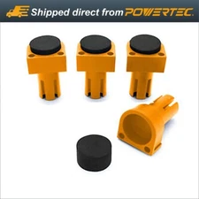 POWERTEC Deluxe Bench Dog Nonslip EVA For 3/4" Dog Holes-4 Pack (71188)