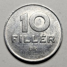 1981 Hungary 10 Ten Filler - Hungarian Coin - Aluminum - World Coin - Europe 