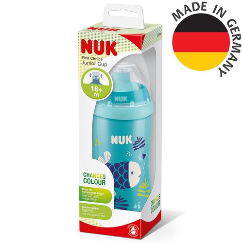 NUK Junior Cup Trinkflasche mit Chamäleon-Effekt | 18+ Monate | mit Farbwechsel - Bild 6 von 6