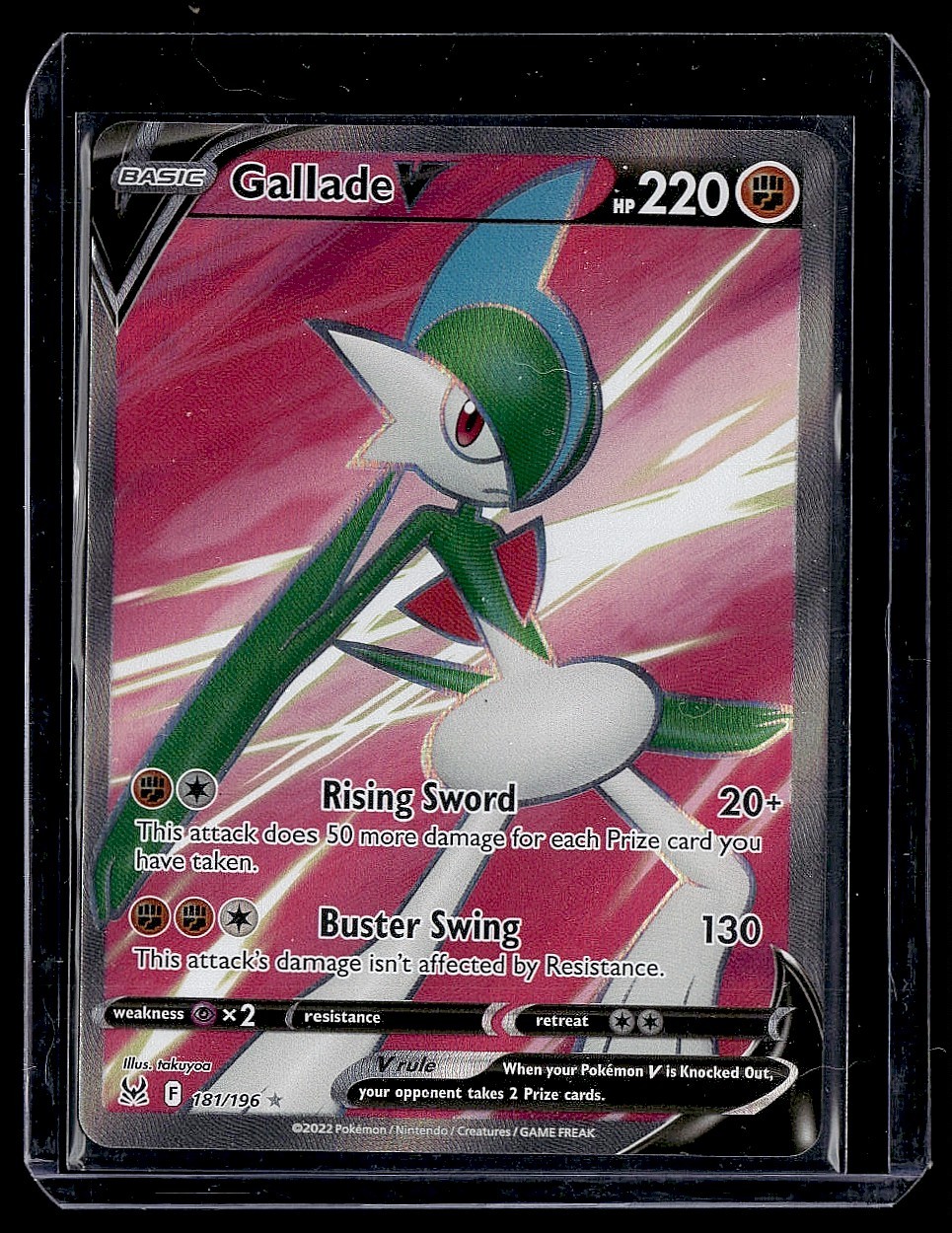 2022 Sword & Shield Lost Origin Gallade V #181