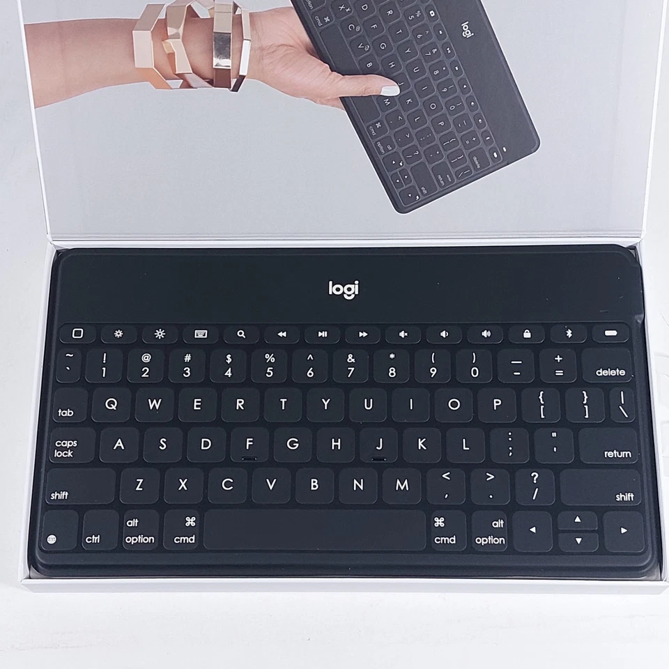 Logitech Keys to Go Super Slim Bluetooth Keyboard for iPhone, iPad, Apple TV - Image 4 of 4