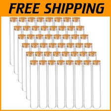Party Decor Glass Tubes with Cork Stoppers