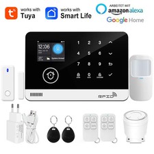 Tuya Smart WiFi GSM Home Security Alarm System - Touch Keyboard RFID APP Control