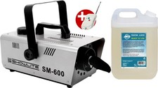 Machine a Neige Artificielle Effet Scene DMX DJ Telecommande 600W Set 5L Liquide
