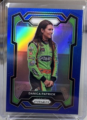 Danica Patrick 2024 Panini Prizm Blue Prizm #34 /199 B2R1