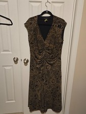 White House Black Market Shirred Midi Dress Size XL